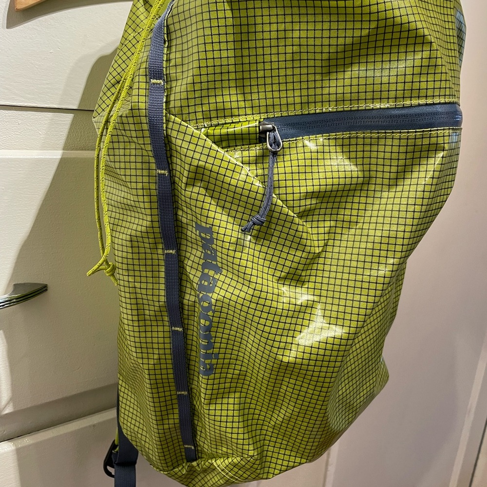 Patagonia Green Black Hole Cinch Bag Backpack